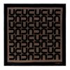Шелковый платок Monogramma Mini Black_brown